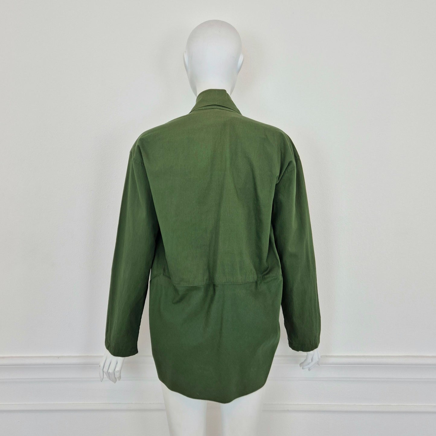 Romeo Gigli | Camicia cotone verde 1990