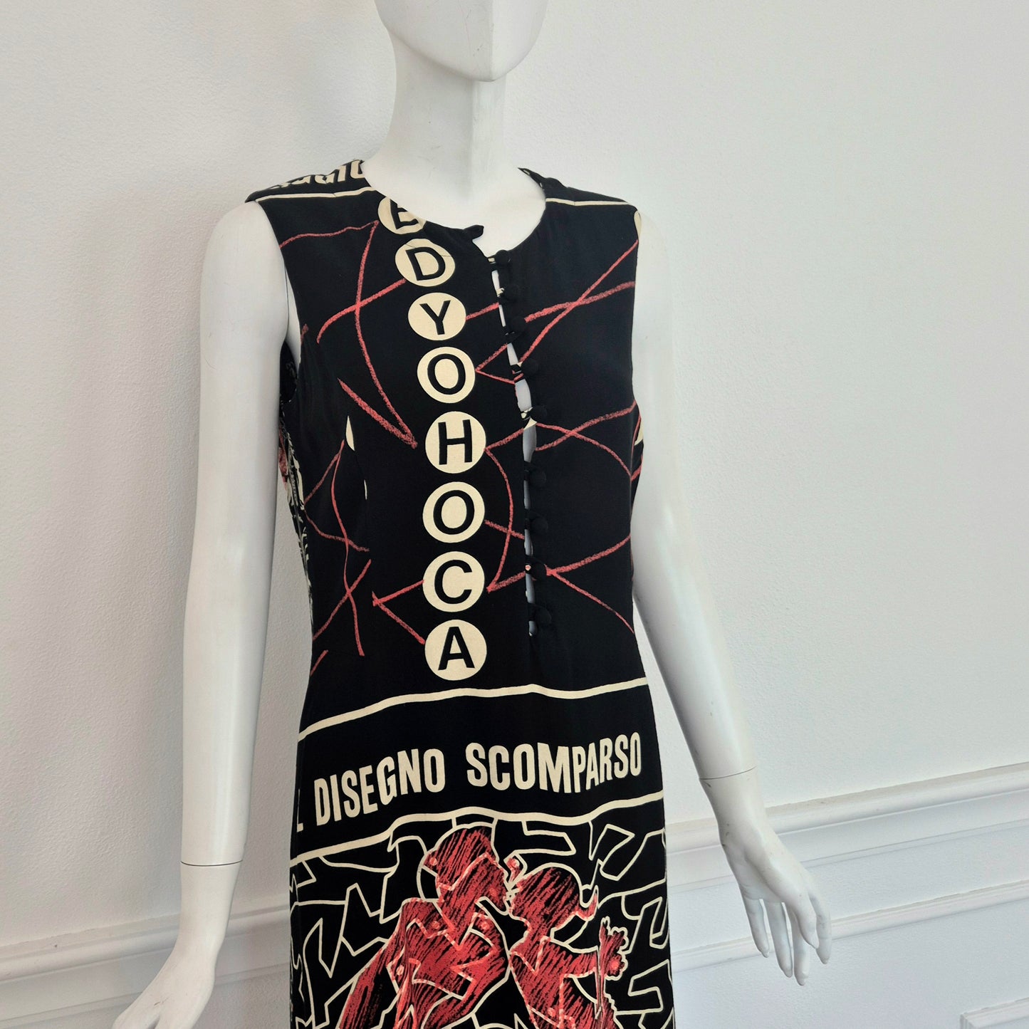Moschino | Abito "disegno scomparso"- rebus - enigmistica