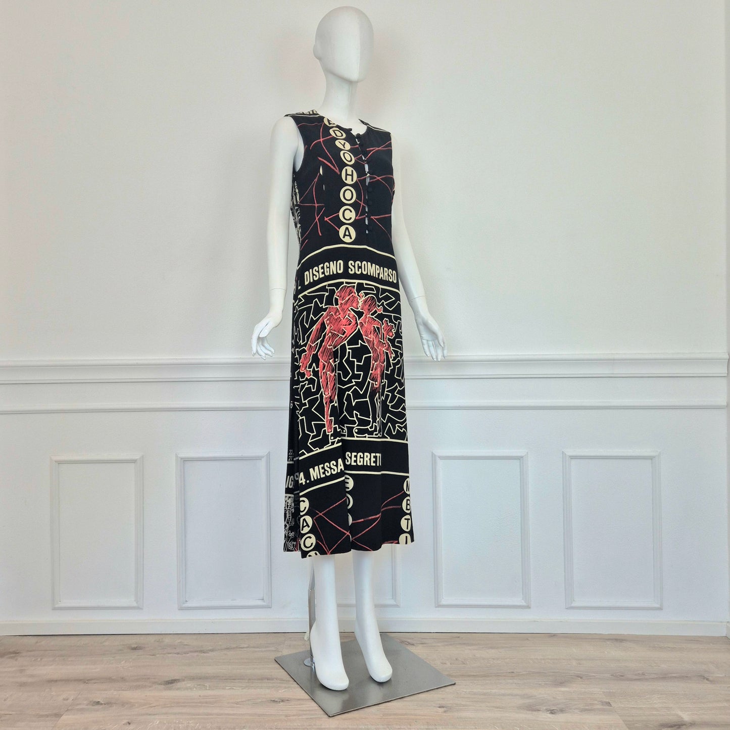 Moschino | Abito "disegno scomparso"- rebus - enigmistica