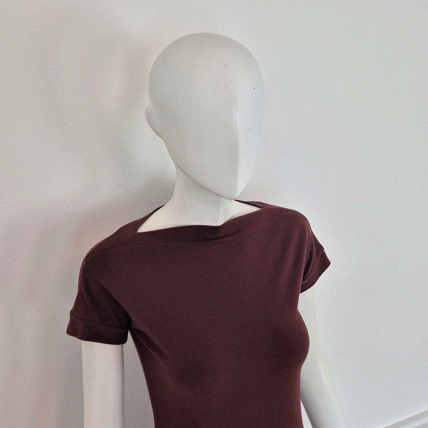 Romeo Gigli | Abito lungo aderente bordeaux