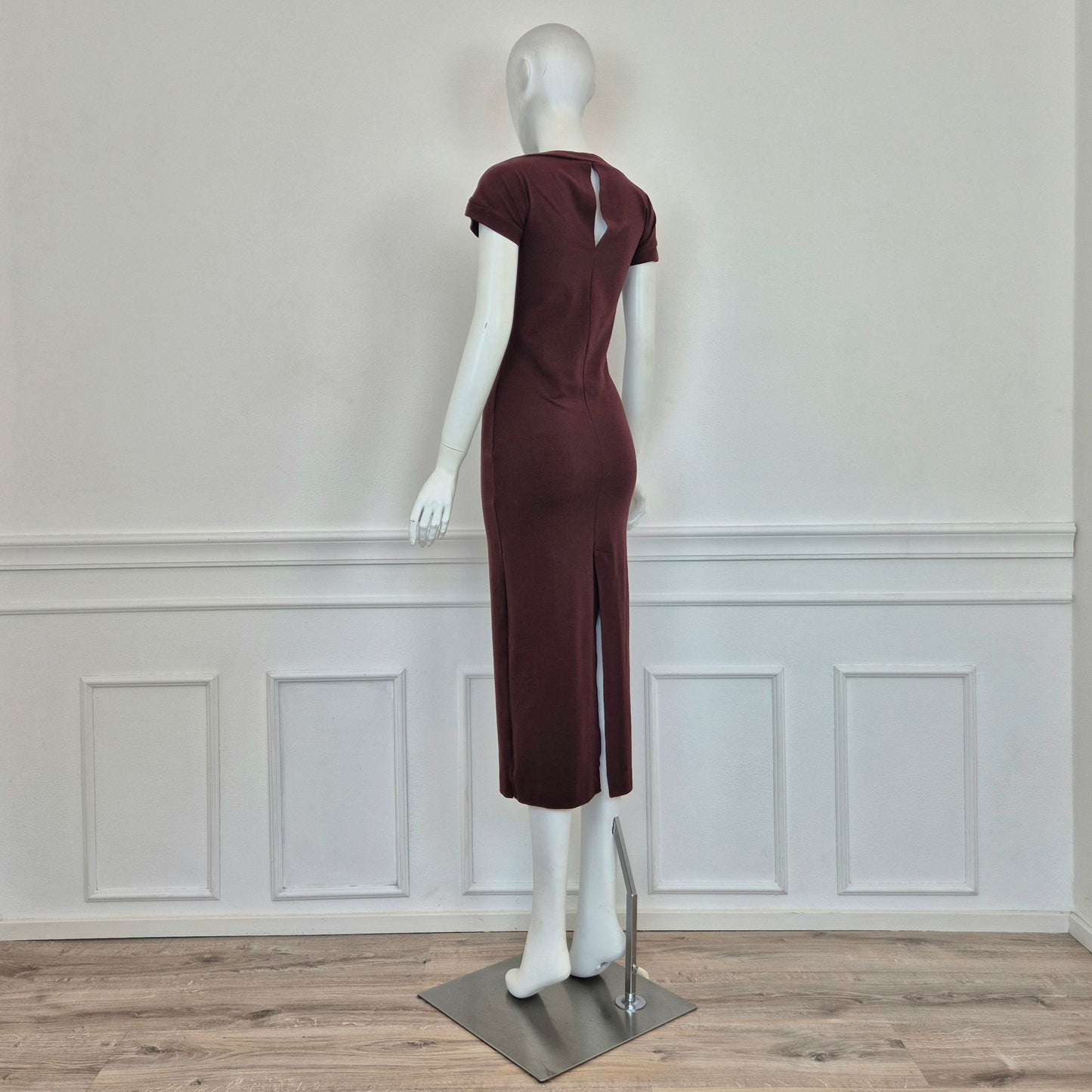 Romeo Gigli | Abito lungo aderente bordeaux