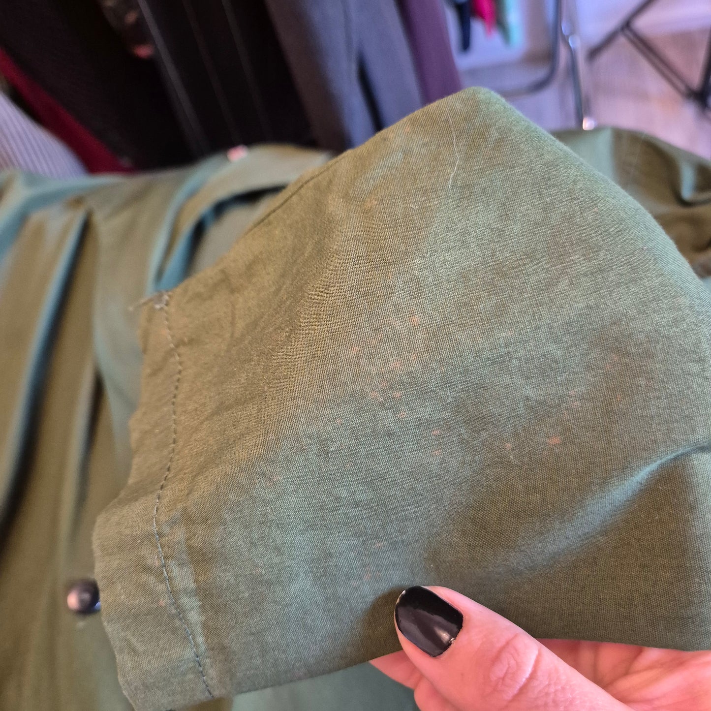 Romeo Gigli | Camicia cotone verde 1990