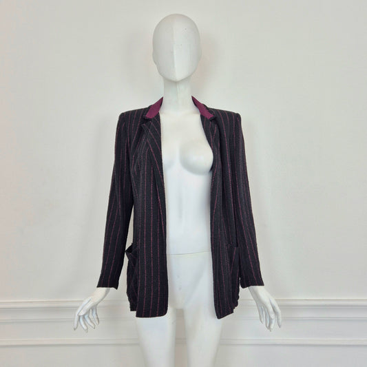 Callaghan by Gianni Versace| Blazer nero righe