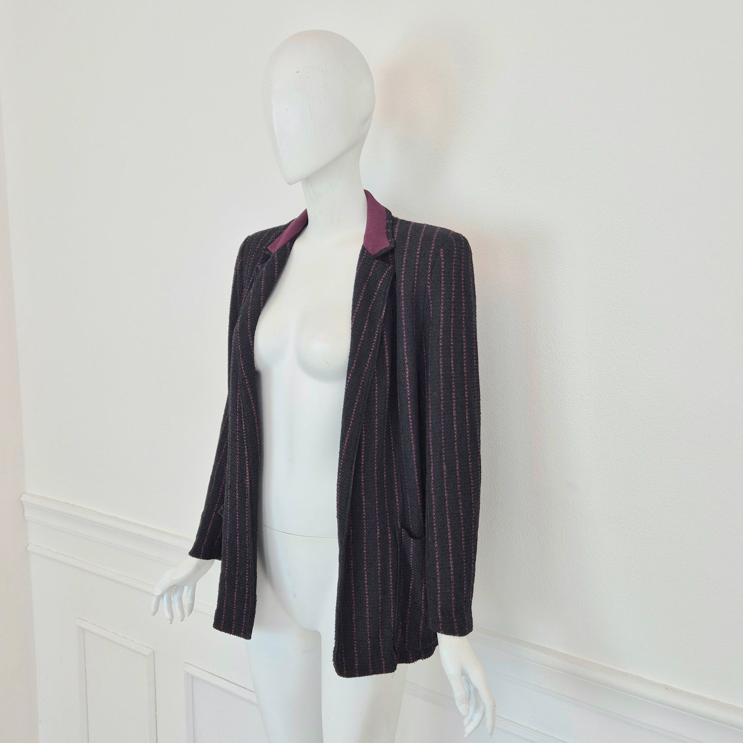 Callaghan by Gianni Versace| Blazer nero righe