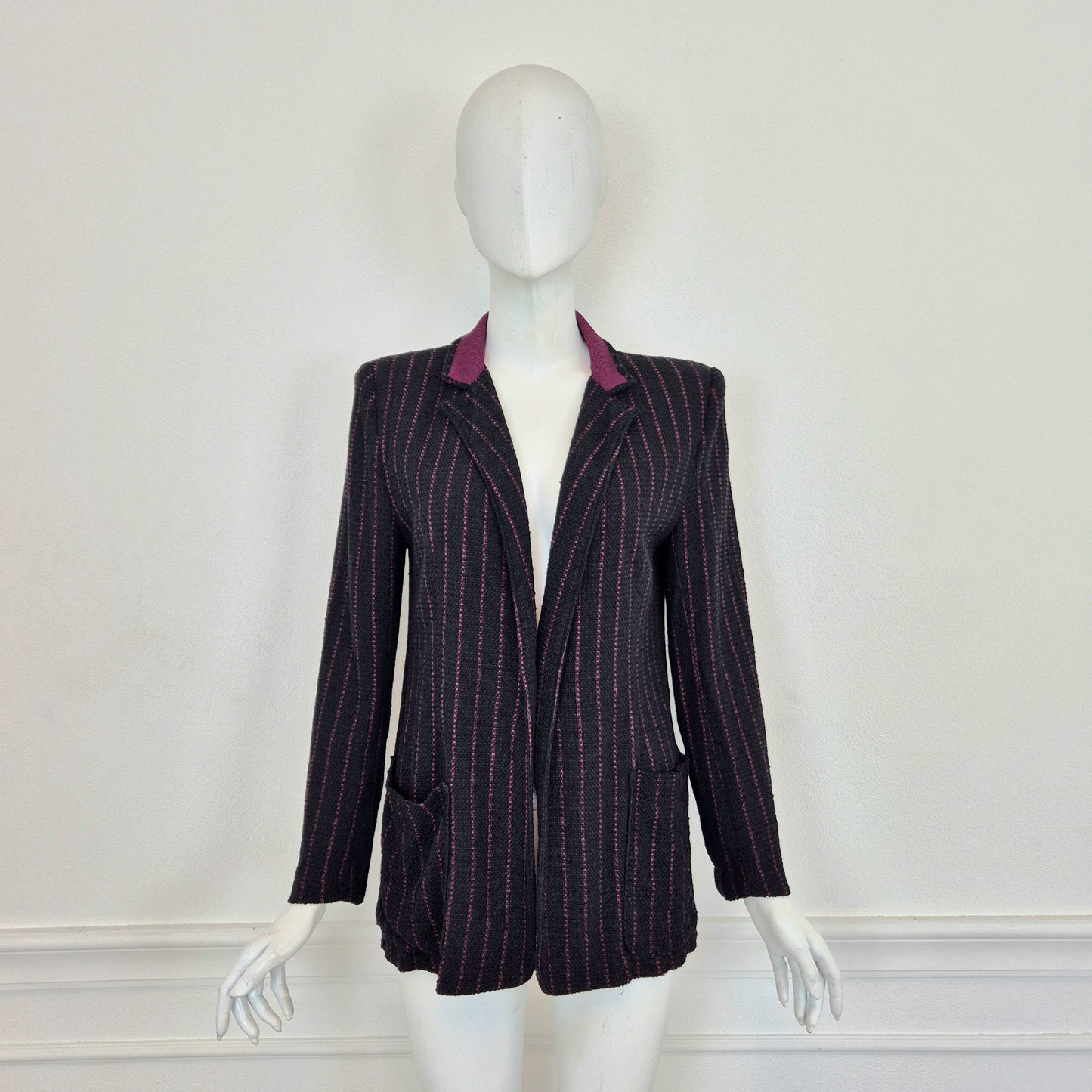 Callaghan by Gianni Versace| Blazer nero righe