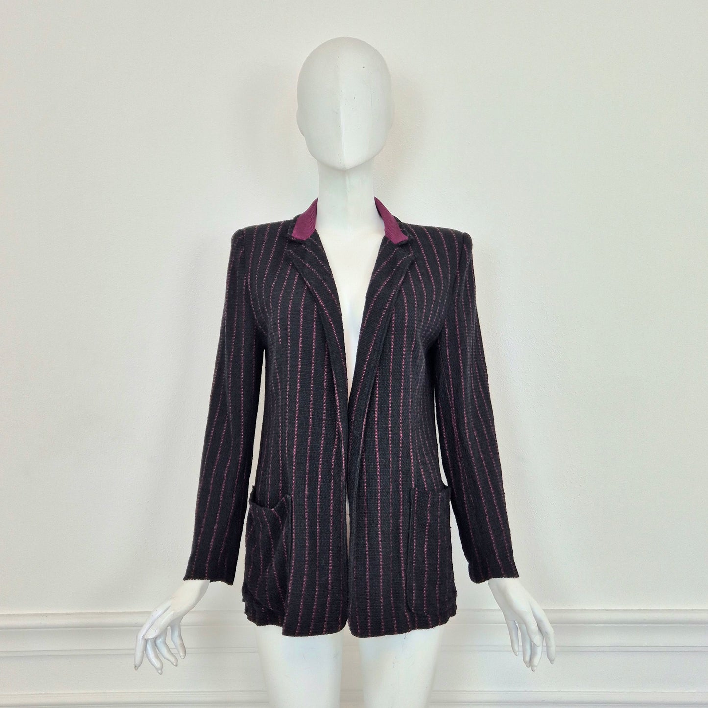 Callaghan by Gianni Versace| Blazer nero righe