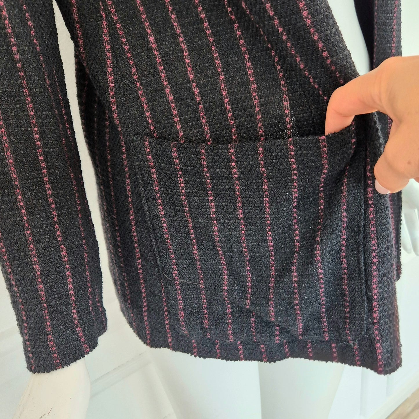 Callaghan by Gianni Versace| Blazer nero righe