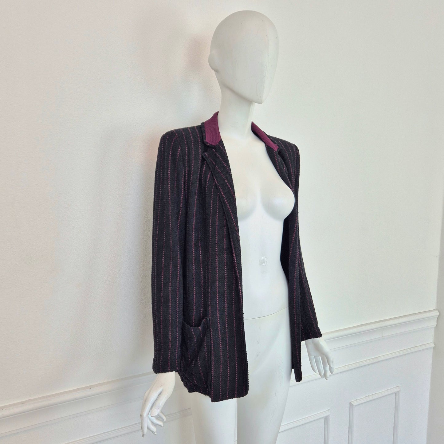 Callaghan by Gianni Versace| Blazer nero righe