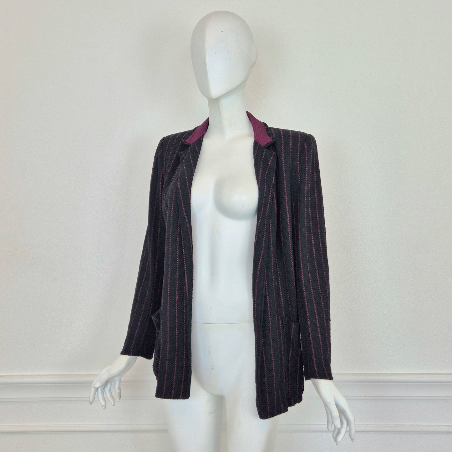 Callaghan by Gianni Versace| Blazer nero righe