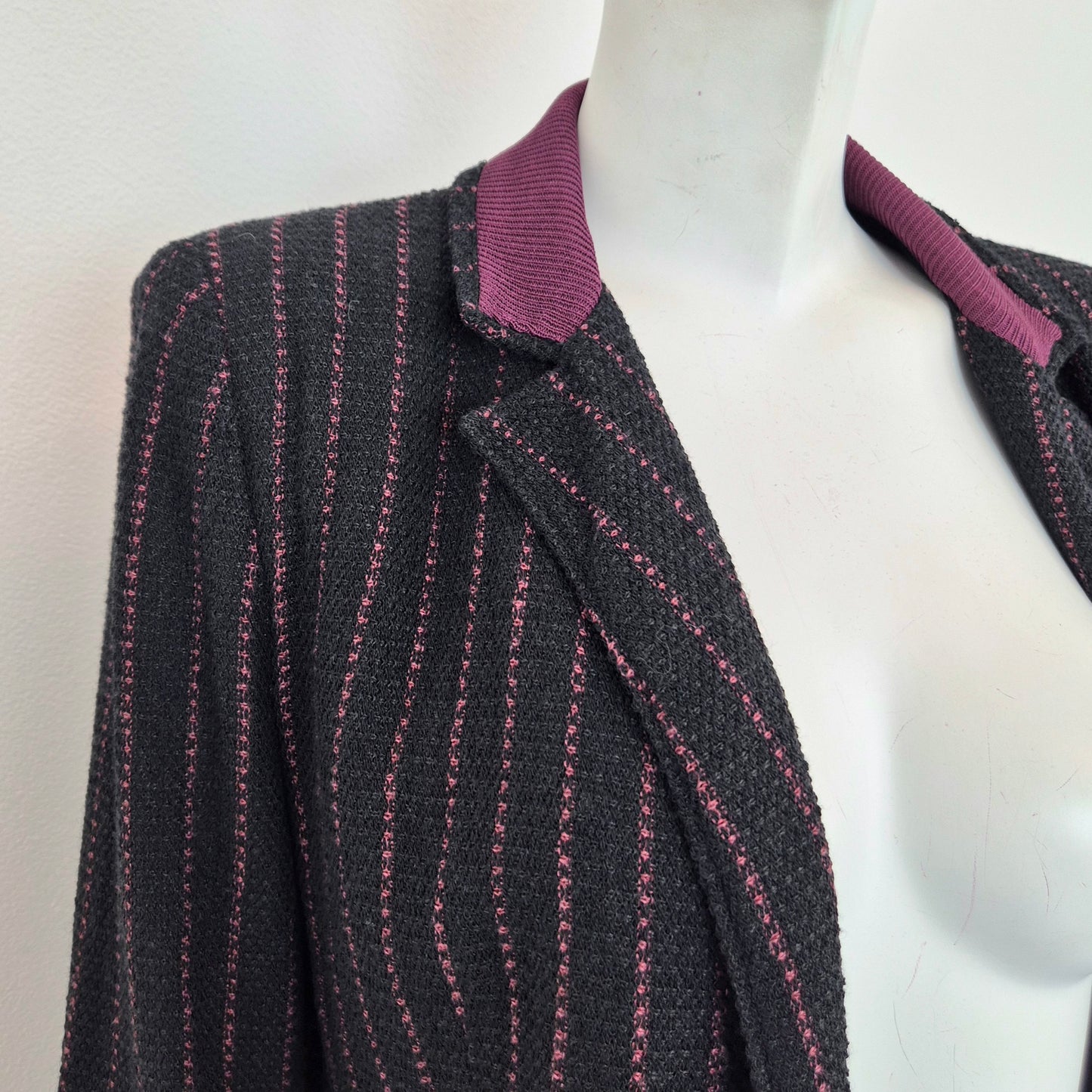 Callaghan by Gianni Versace| Blazer nero righe