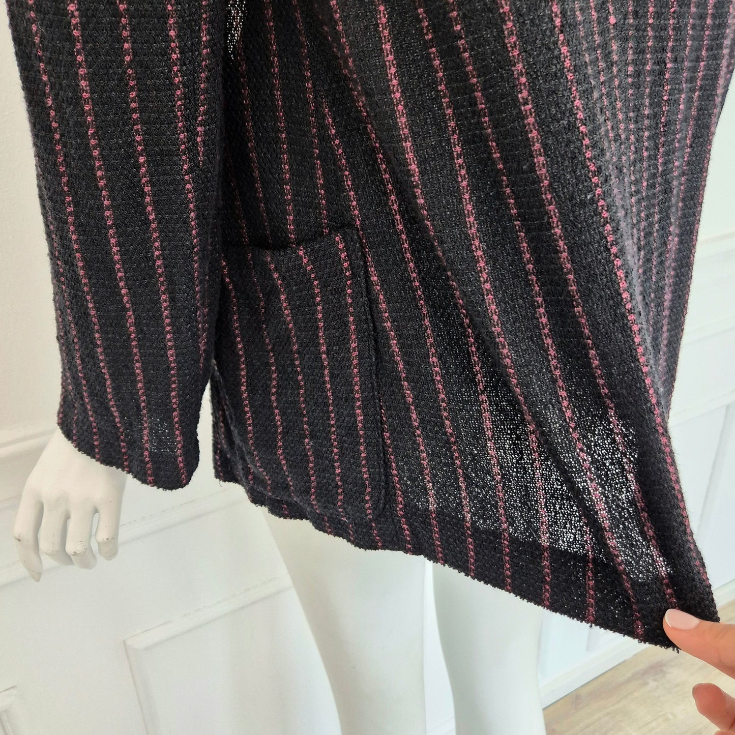 Callaghan by Gianni Versace| Blazer nero righe