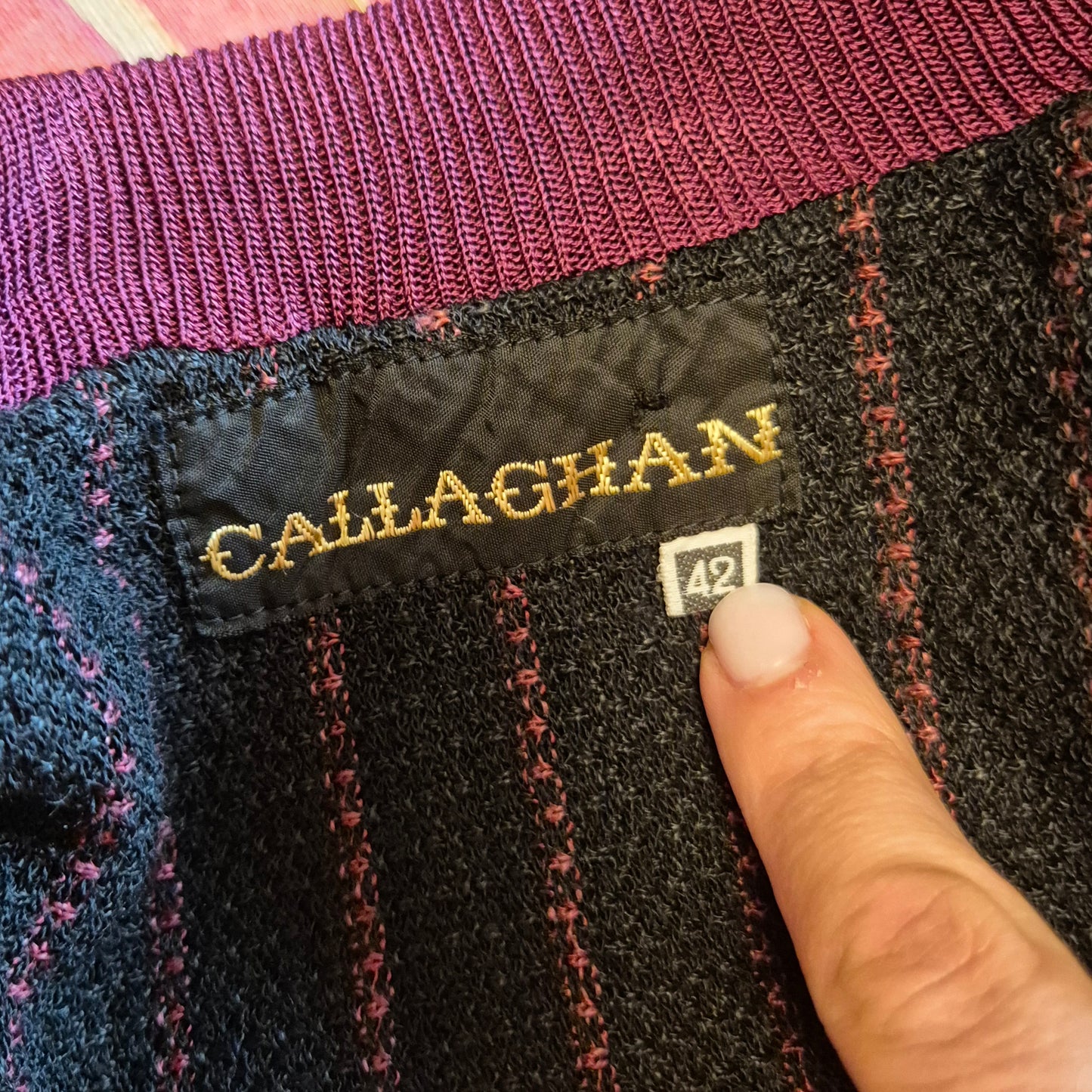Callaghan by Gianni Versace| Blazer nero righe