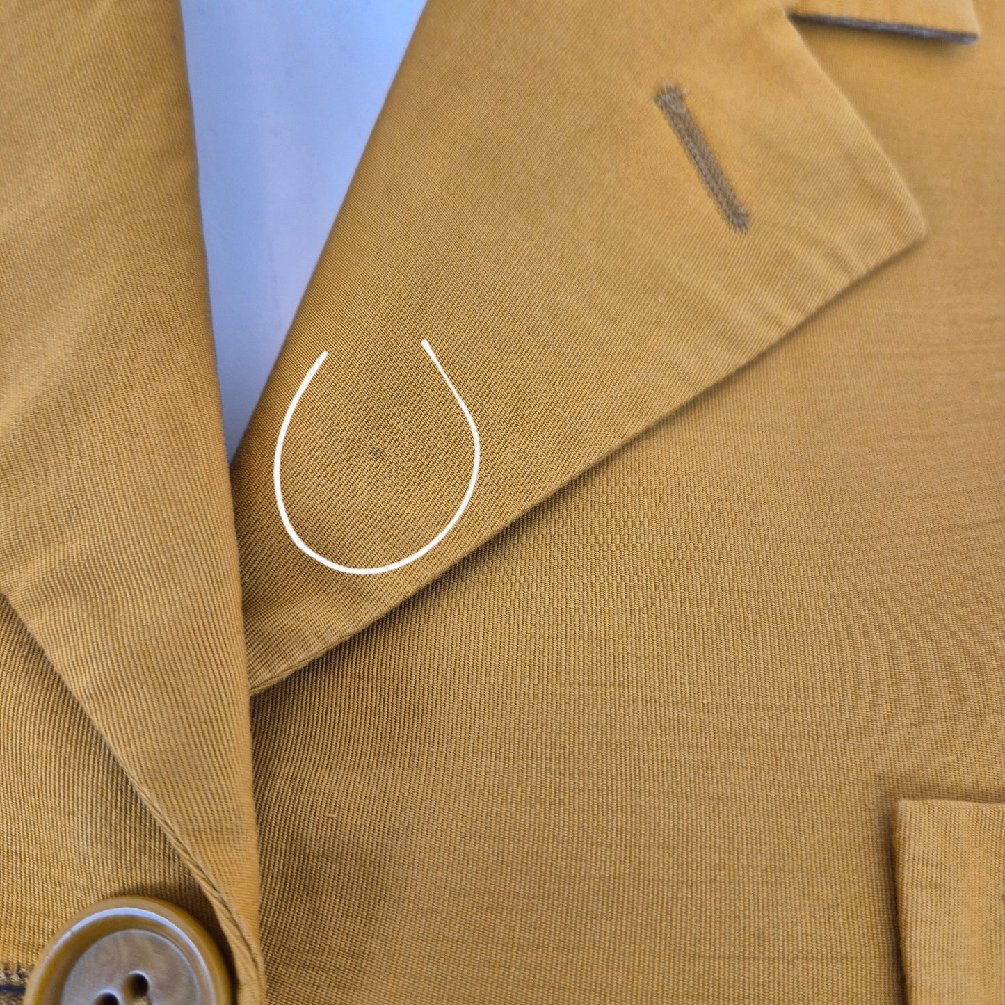 Romeo Gigli | Giacca lunga cotone zafferano 1990