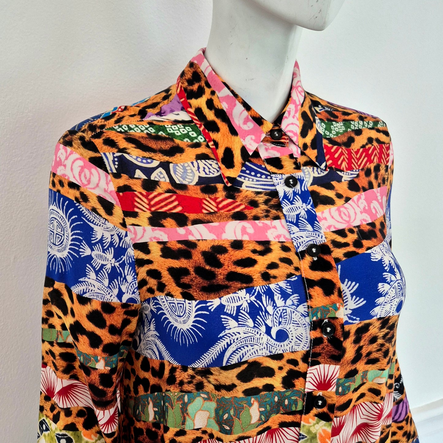 Stella Jean | Abito lungo stampa multicolor