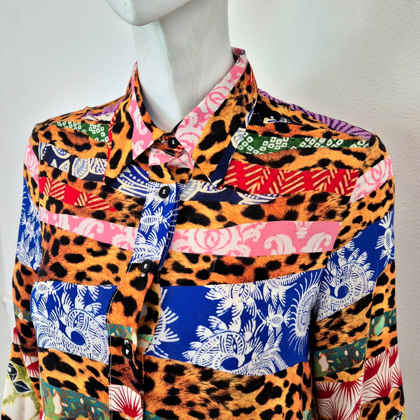 Stella Jean | Abito lungo stampa multicolor