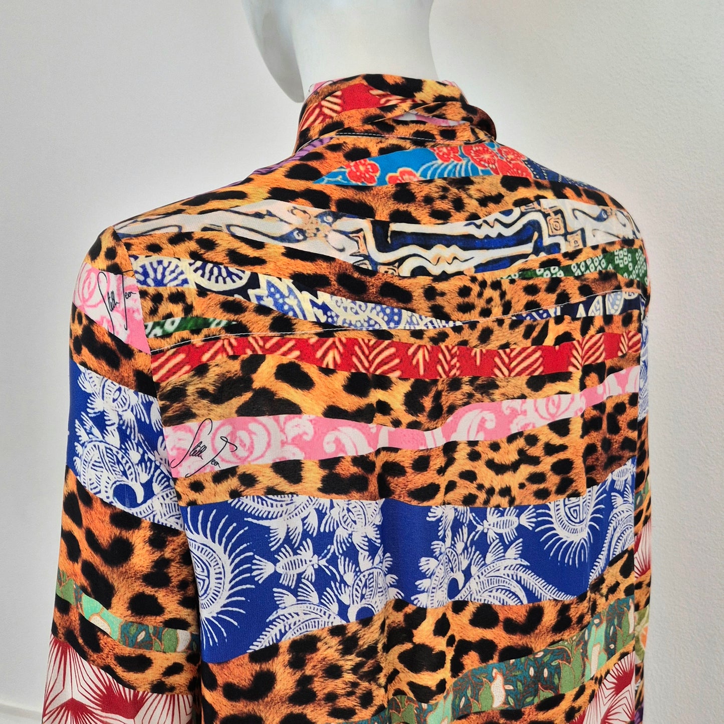 Stella Jean | Abito lungo stampa multicolor