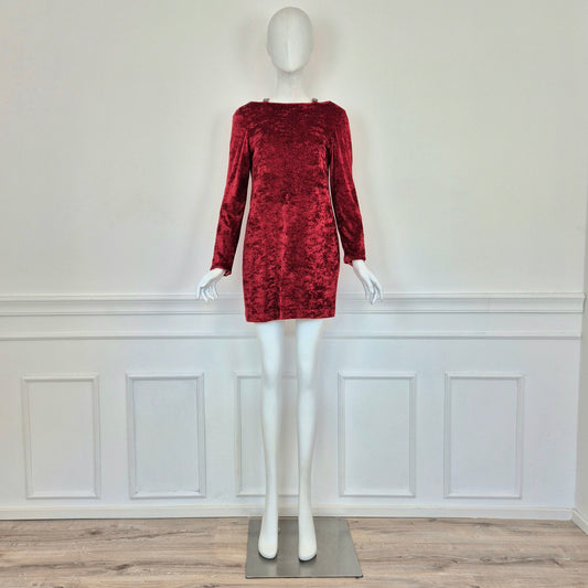 Versace Jeans Couture | Mini abito vellutino rosso