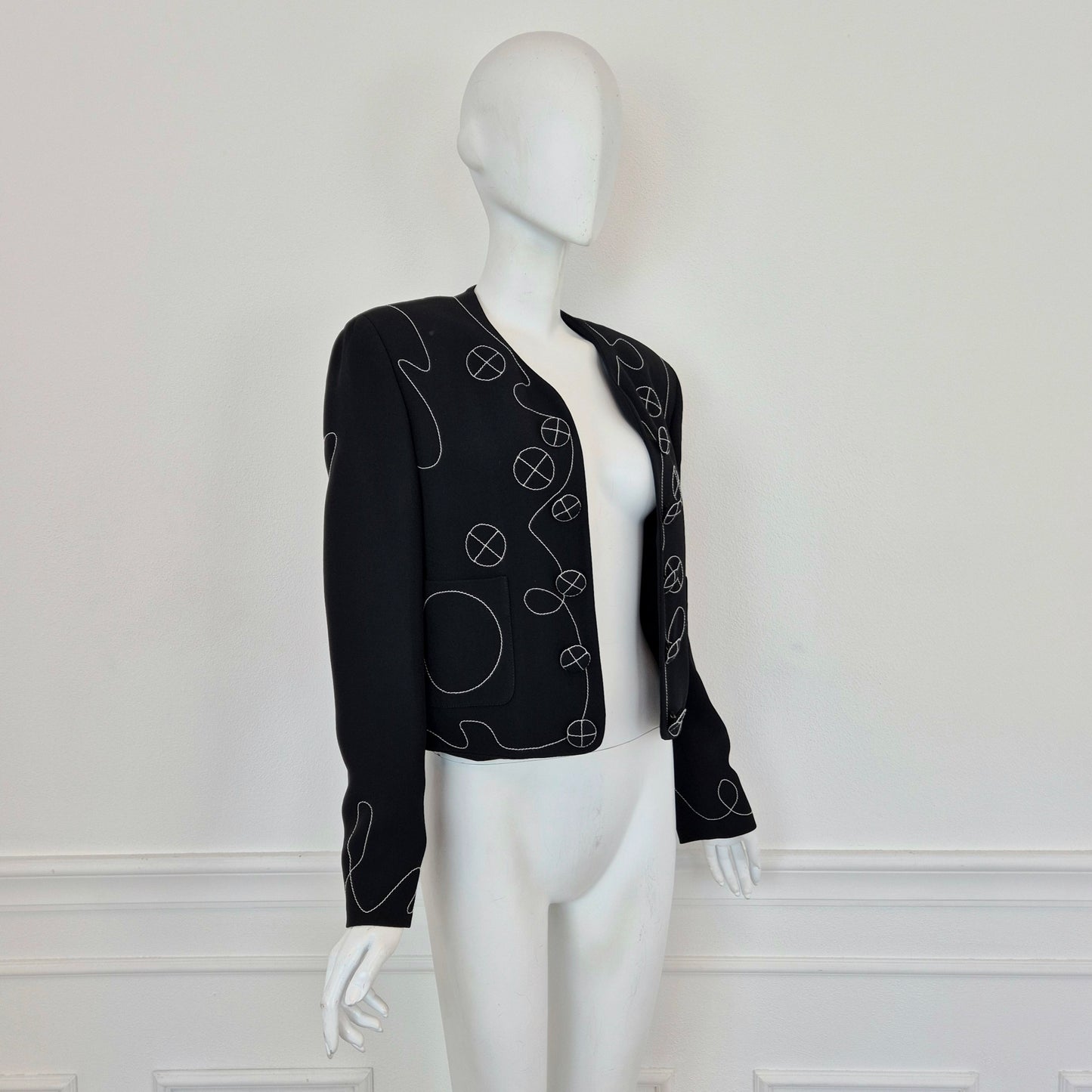 Moschino | Giacca corta senza chiusure