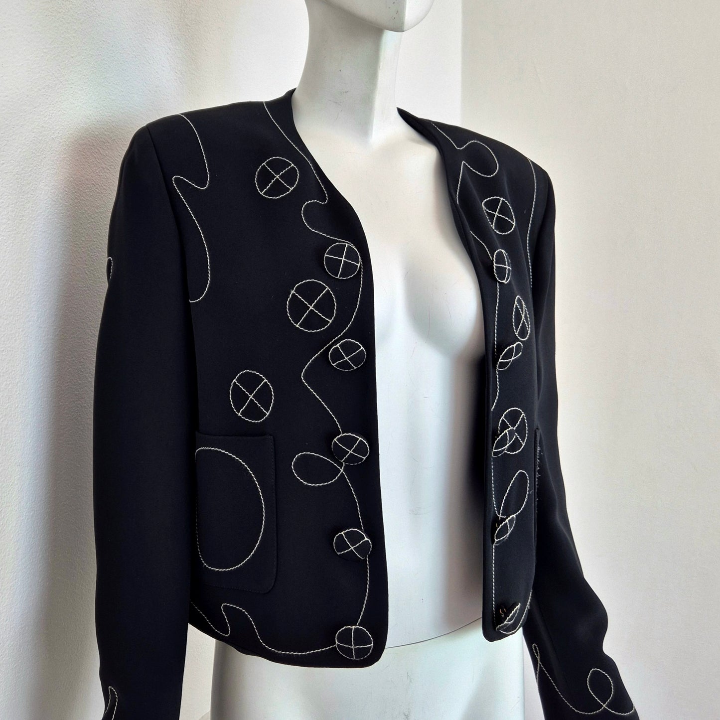 Moschino | Giacca corta senza chiusure