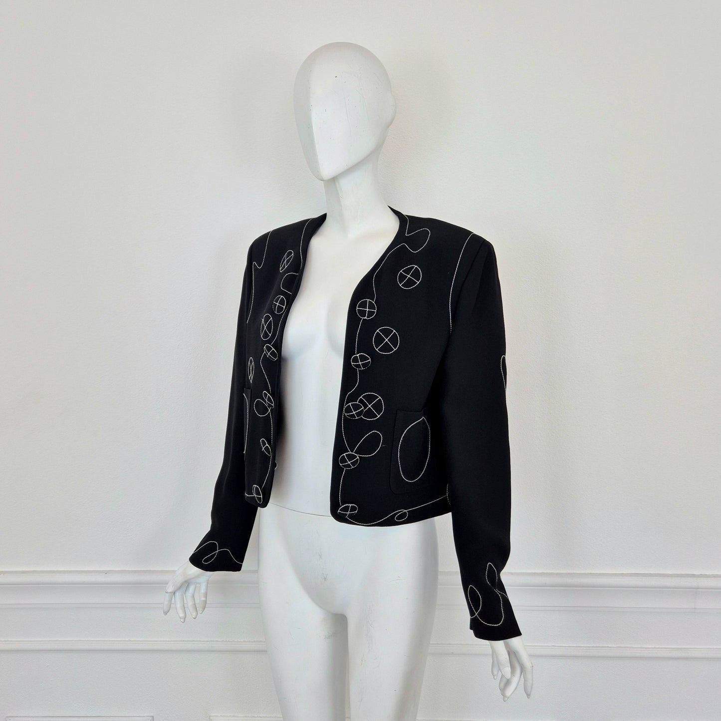 Moschino | Giacca corta senza chiusure