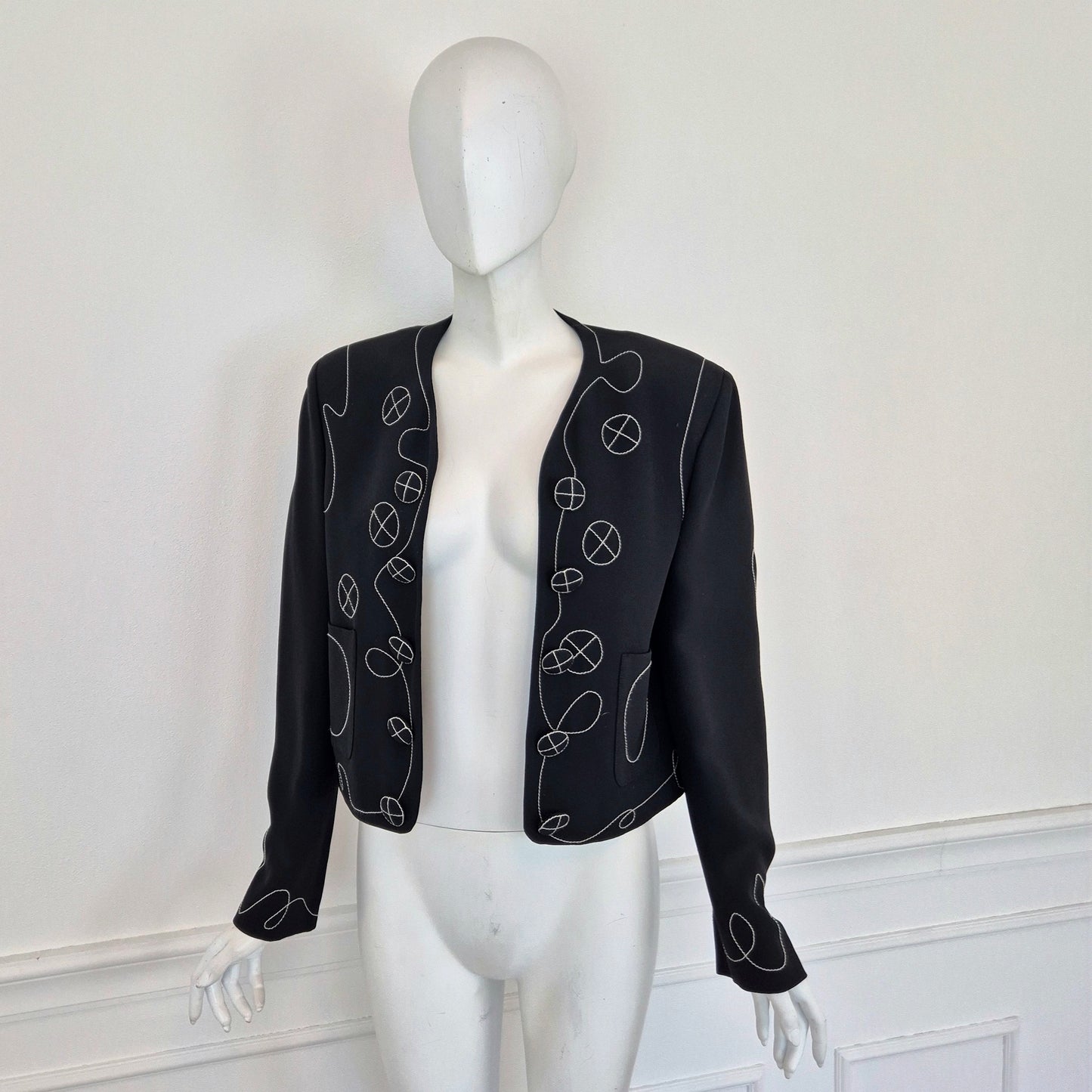 Moschino | Giacca corta senza chiusure