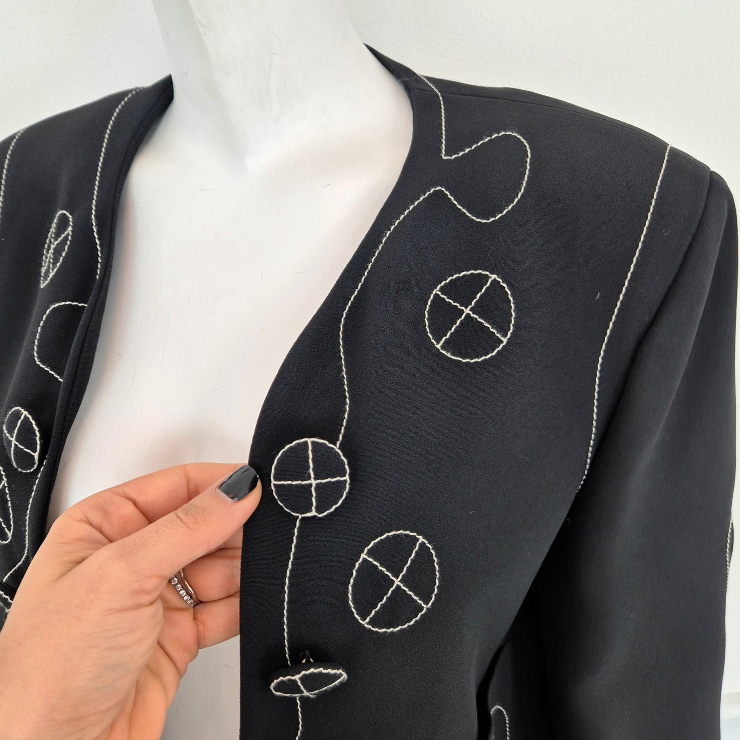 Moschino | Giacca corta senza chiusure