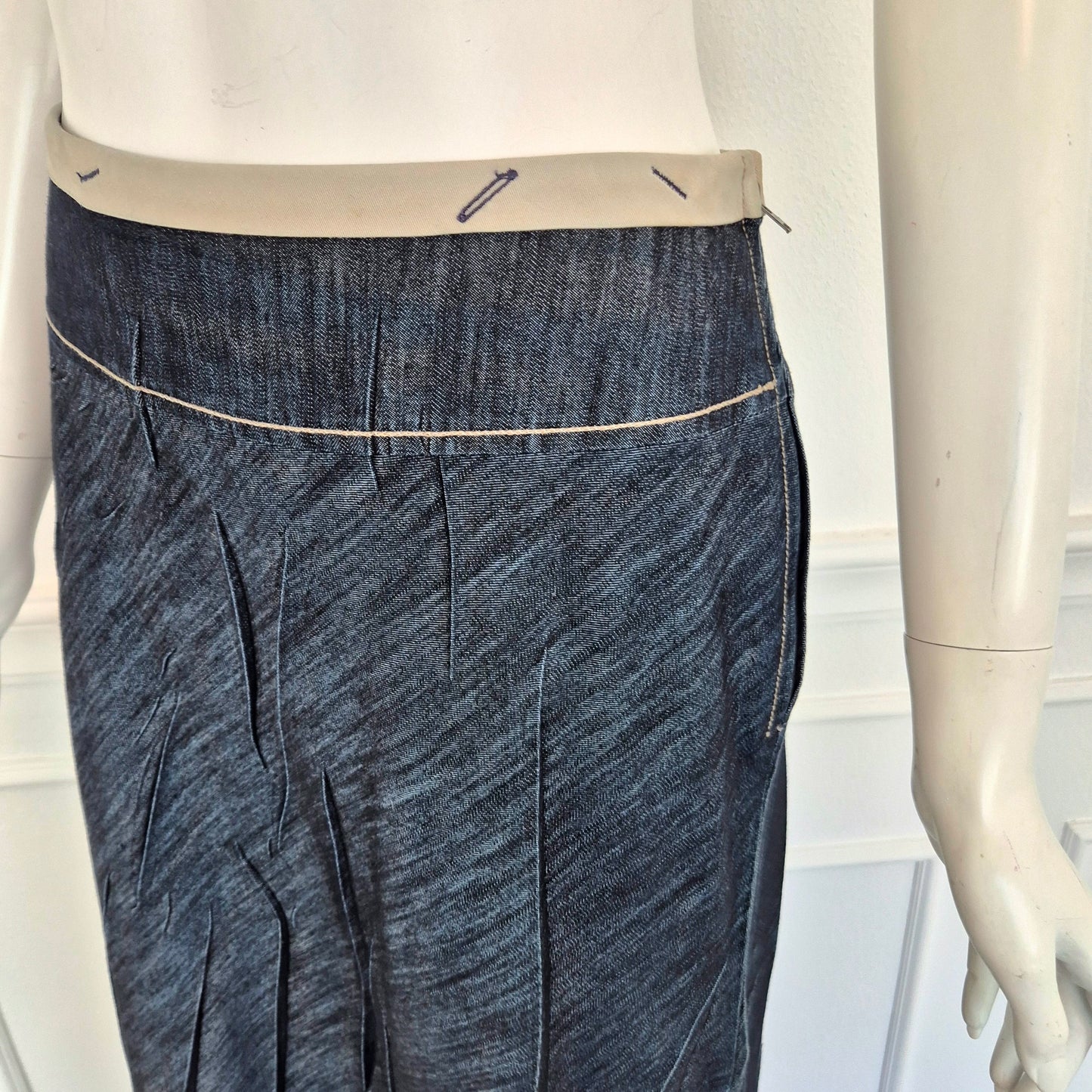 Marithé & Francois Girbaud | Gonna lunga in denim