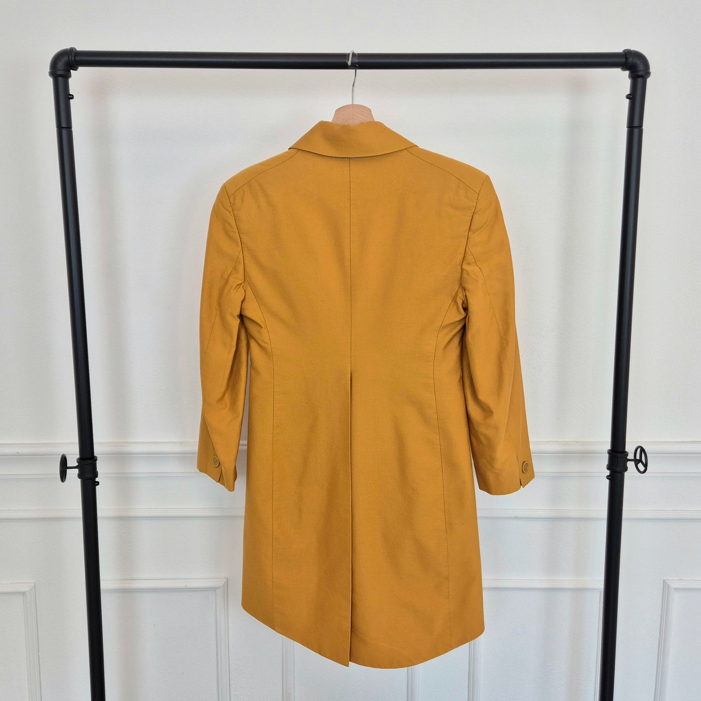 Romeo Gigli | Giacca lunga cotone zafferano 1990