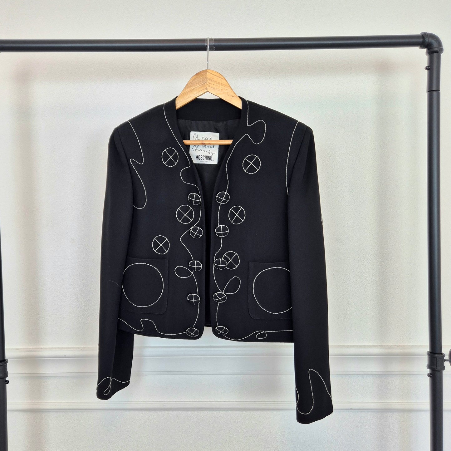 Moschino | Giacca corta senza chiusure