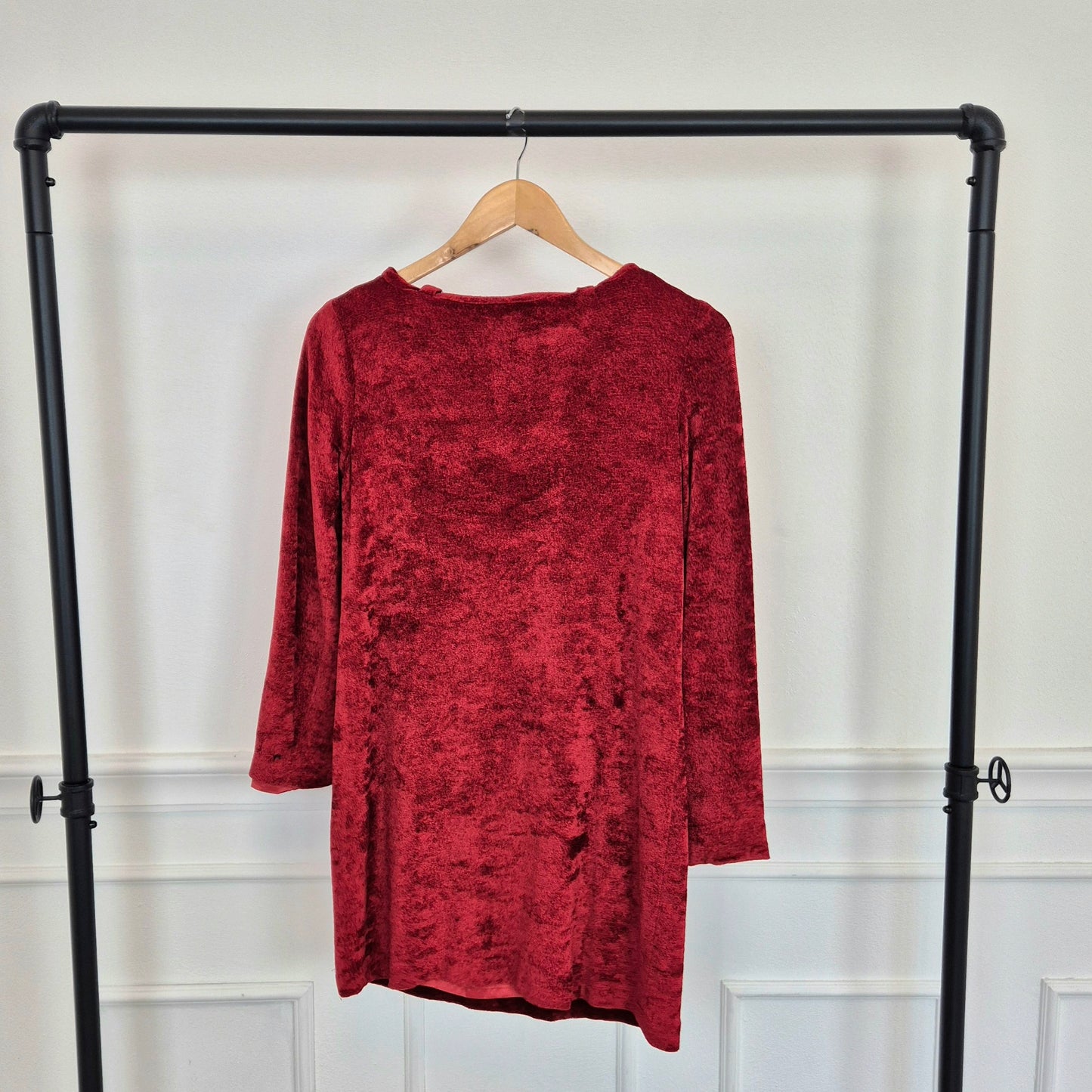 Versace Jeans Couture | Mini abito vellutino rosso