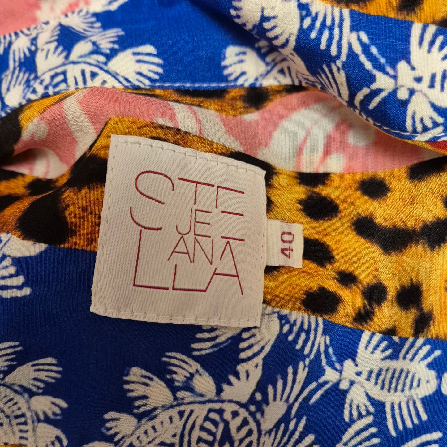 Stella Jean | Abito lungo stampa multicolor