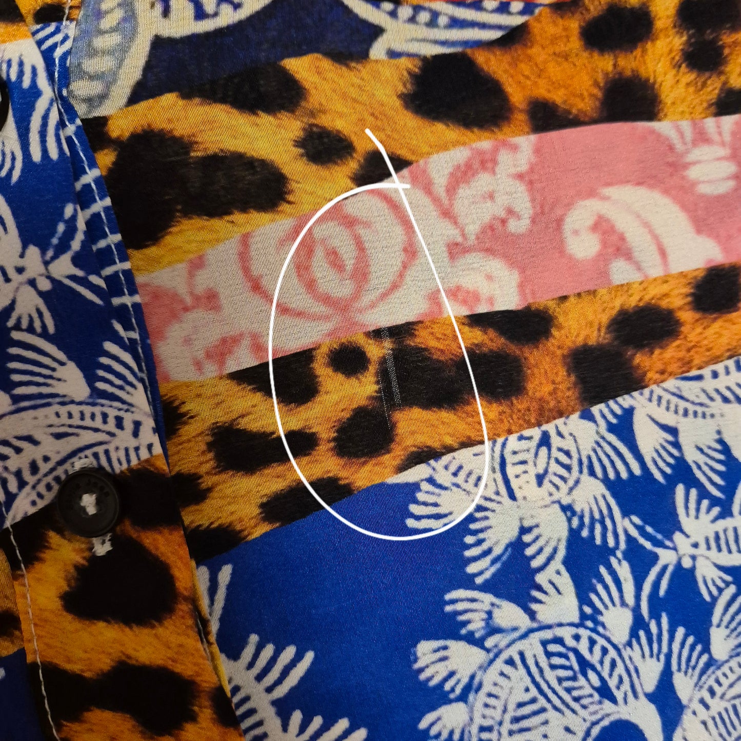 Stella Jean | Abito lungo stampa multicolor