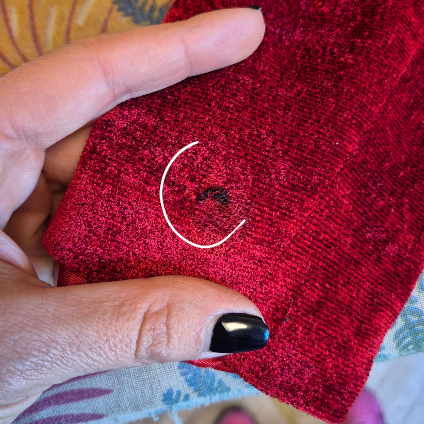 Versace Jeans Couture | Mini abito vellutino rosso