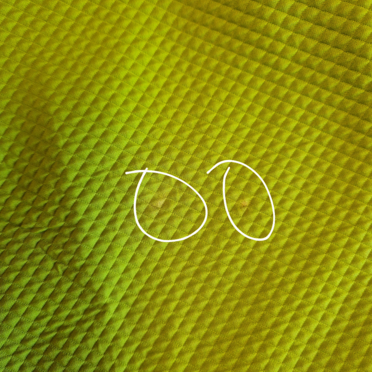 Moschino | Gonna verde acido piquet cotone