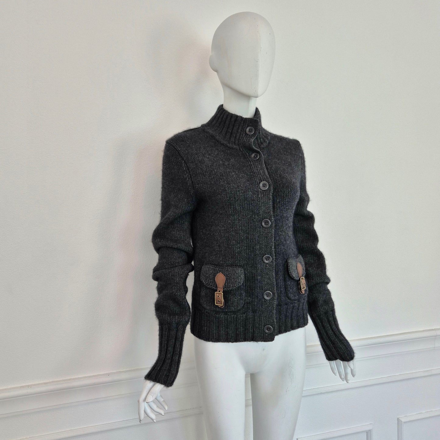 Ralph Lauren | Cardigan cashmere grigio