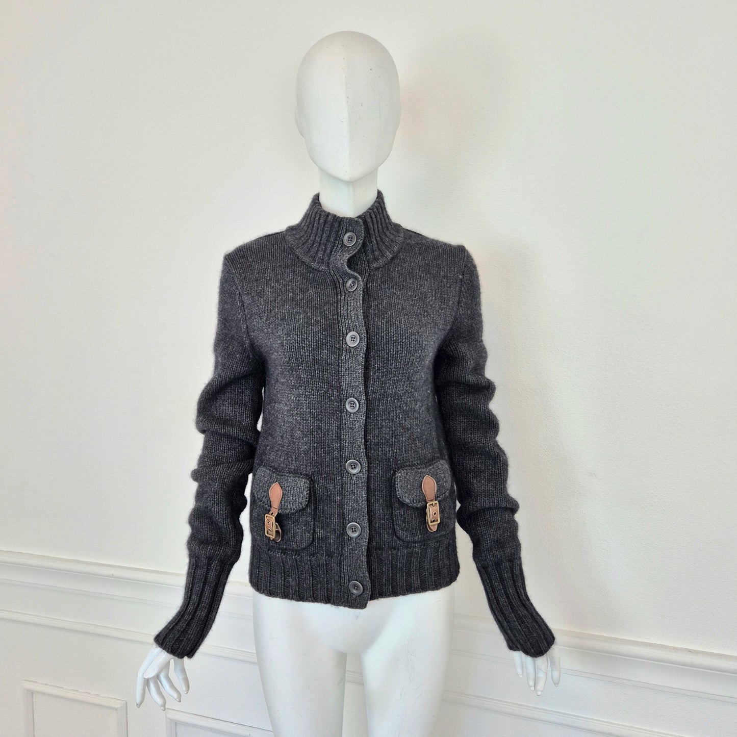 Ralph Lauren | Cardigan cashmere grigio