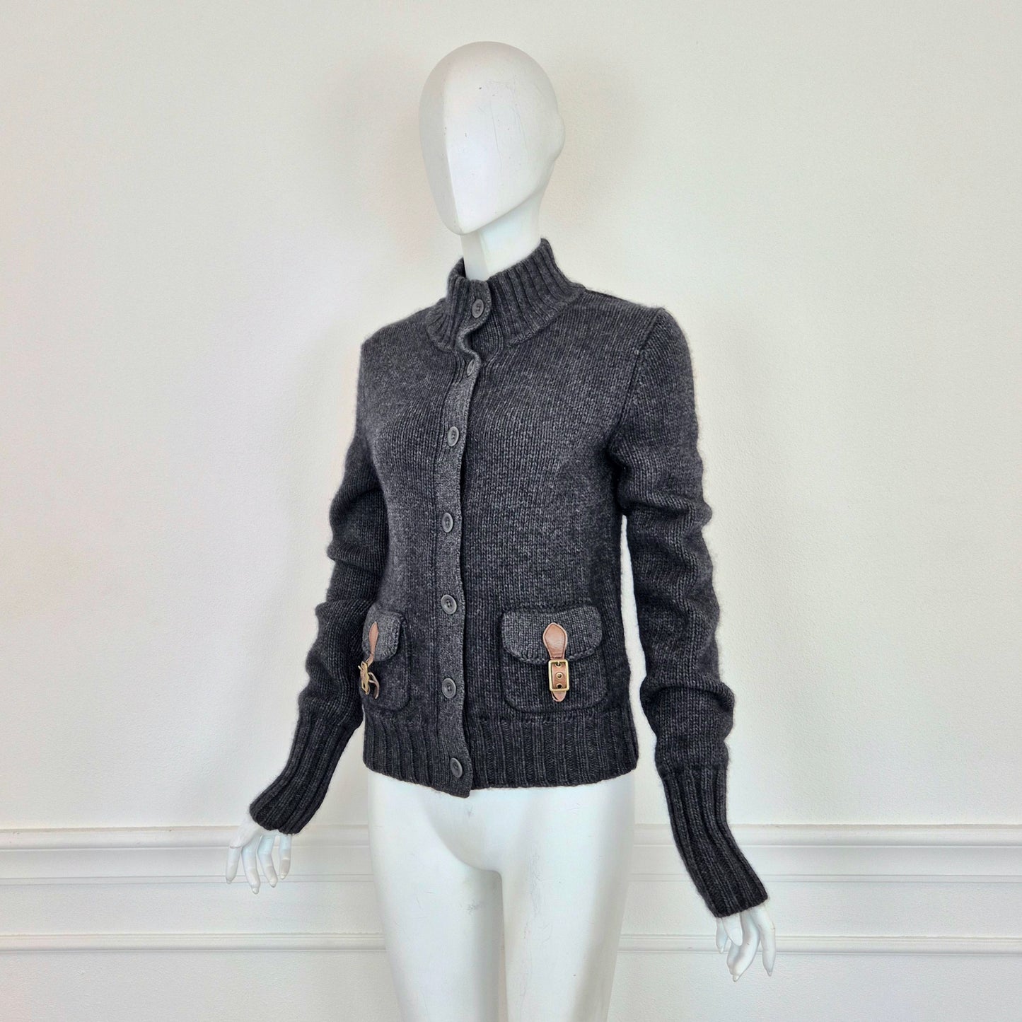 Ralph Lauren | Cardigan cashmere grigio