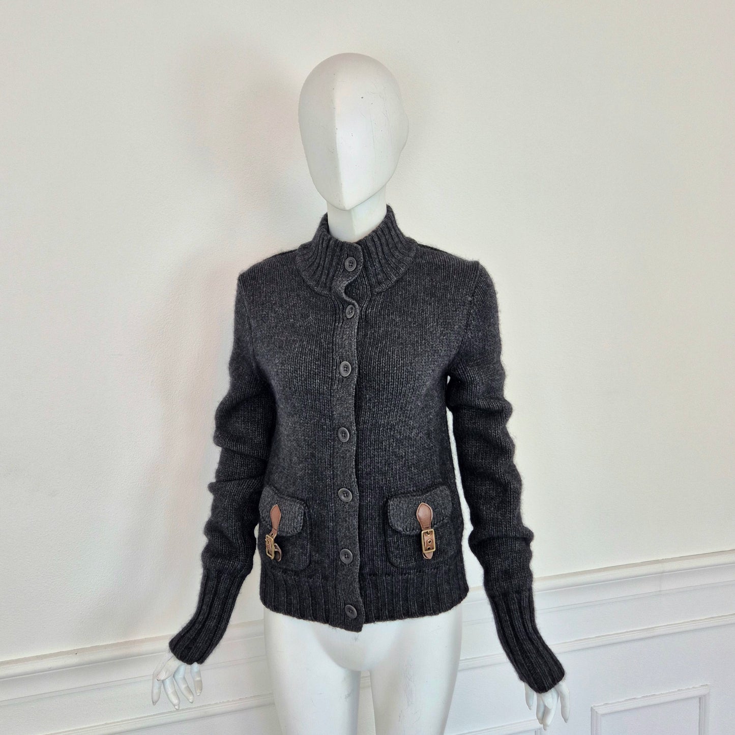 Ralph Lauren | Cardigan cashmere grigio