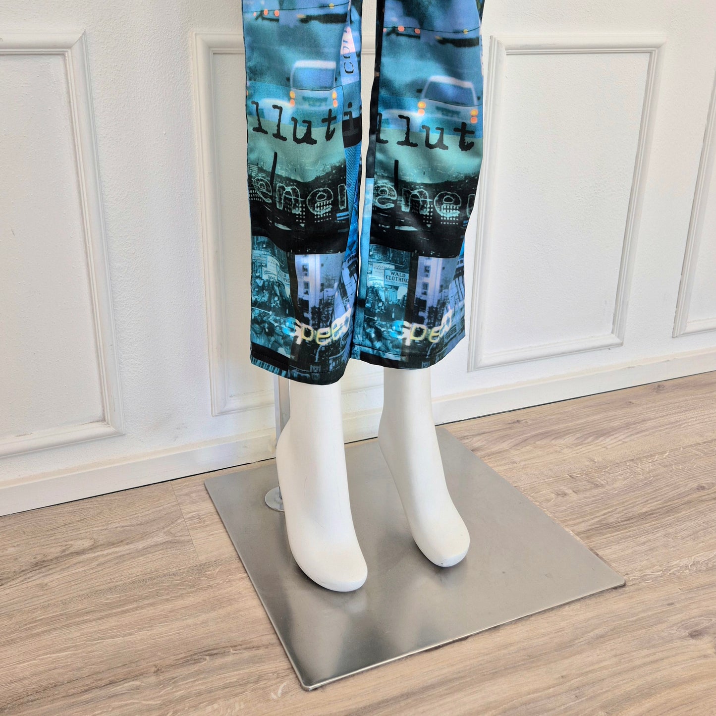 Moschino | Pantaloni stampa speed / future / communication