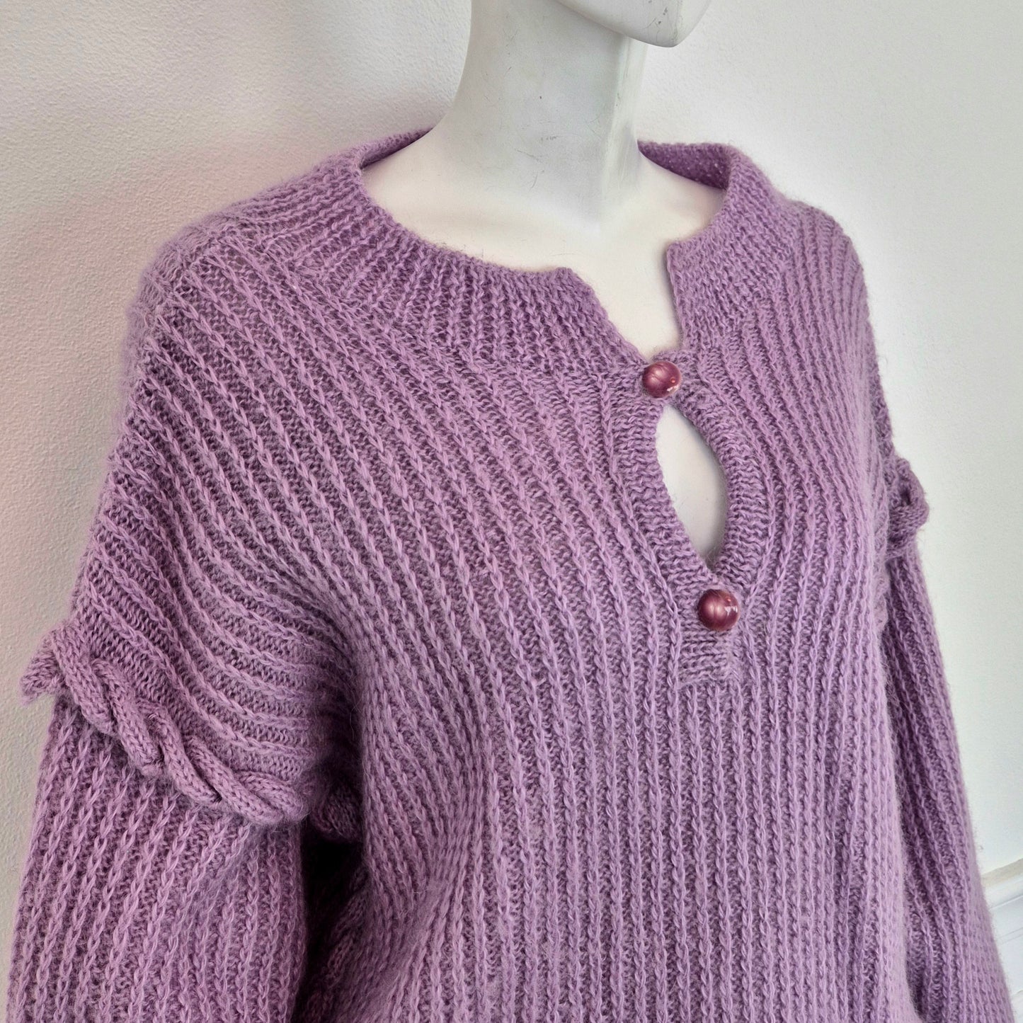 Maglione vintage lilla