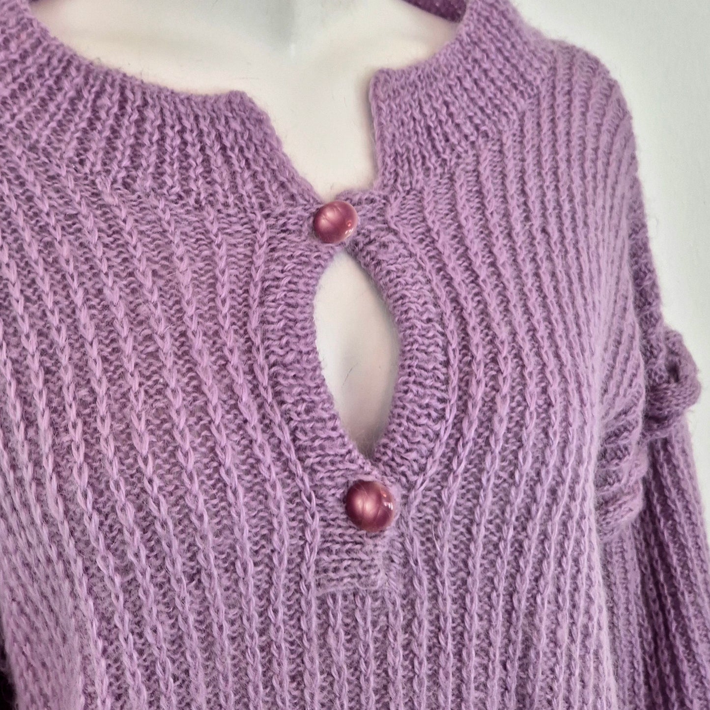 Maglione vintage lilla