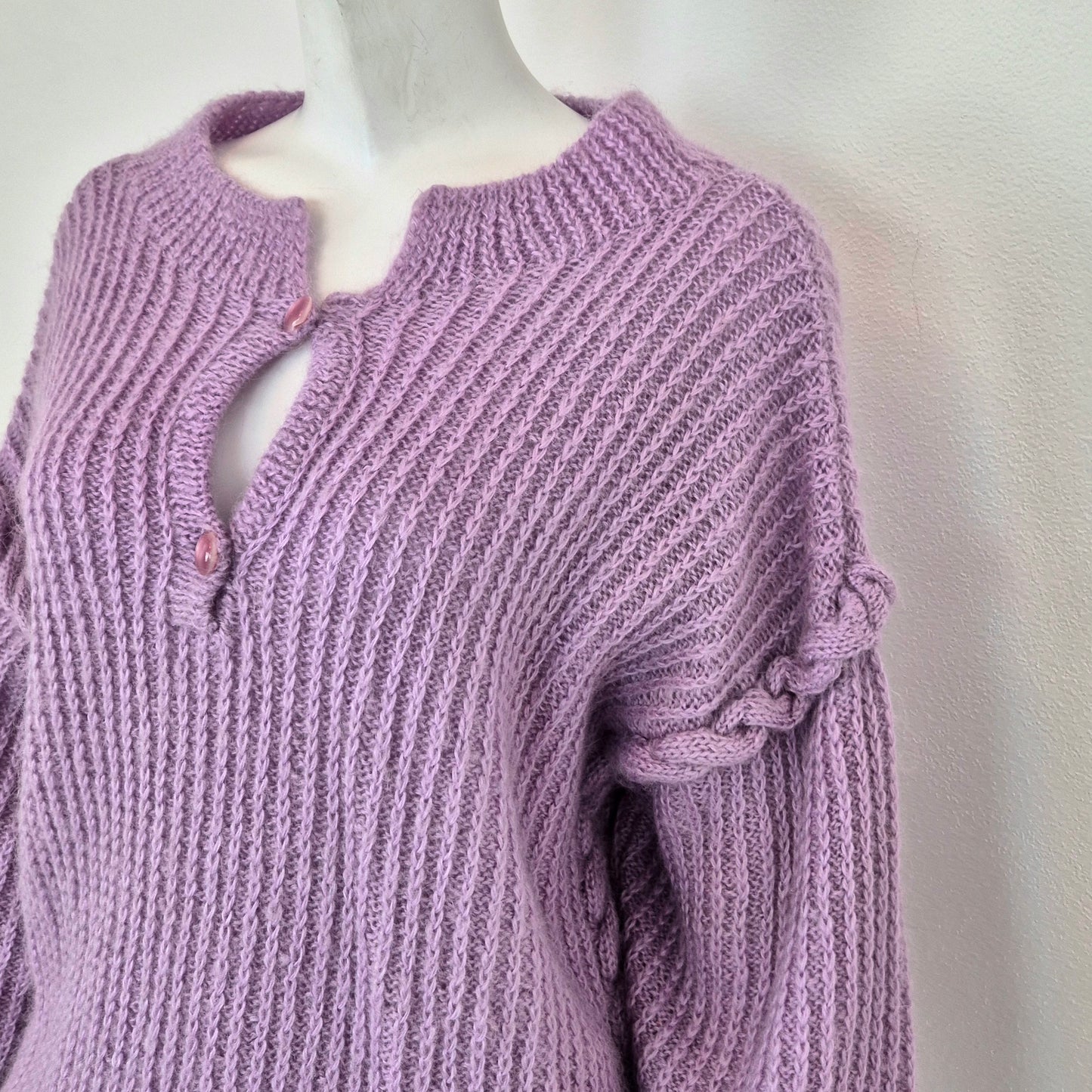 Maglione vintage lilla