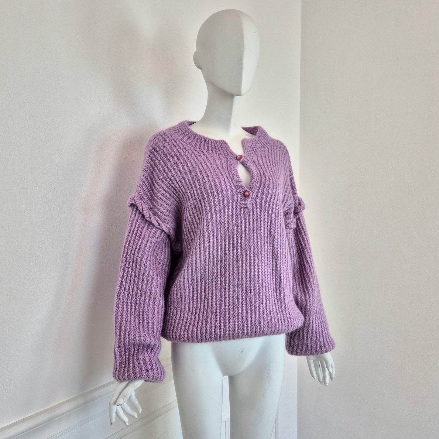 Maglione vintage lilla