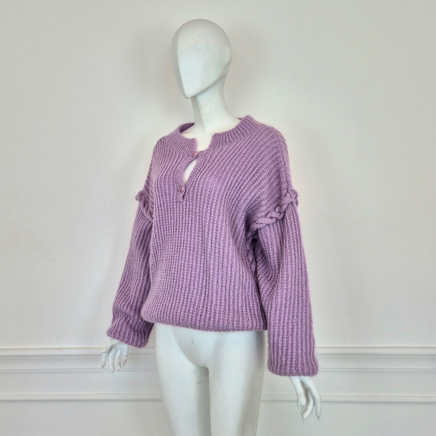Maglione vintage lilla
