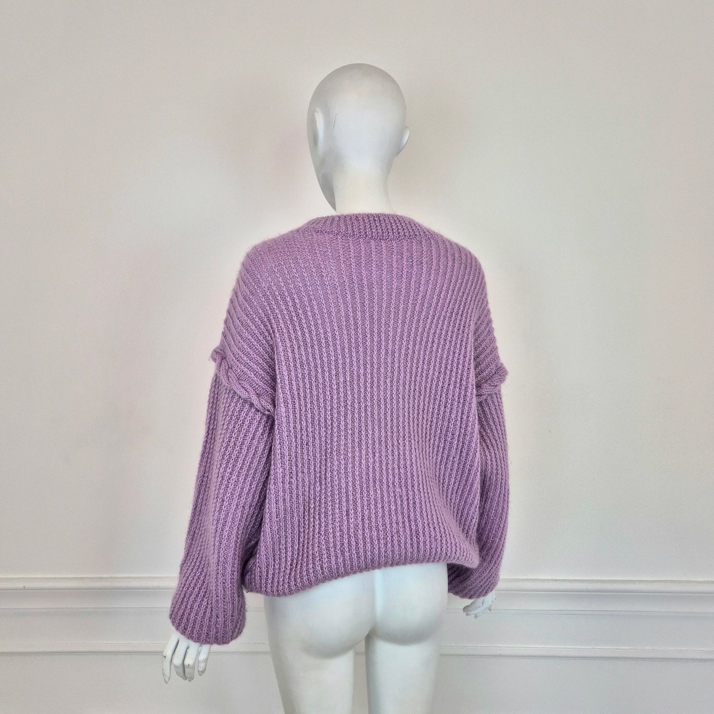 Maglione vintage lilla