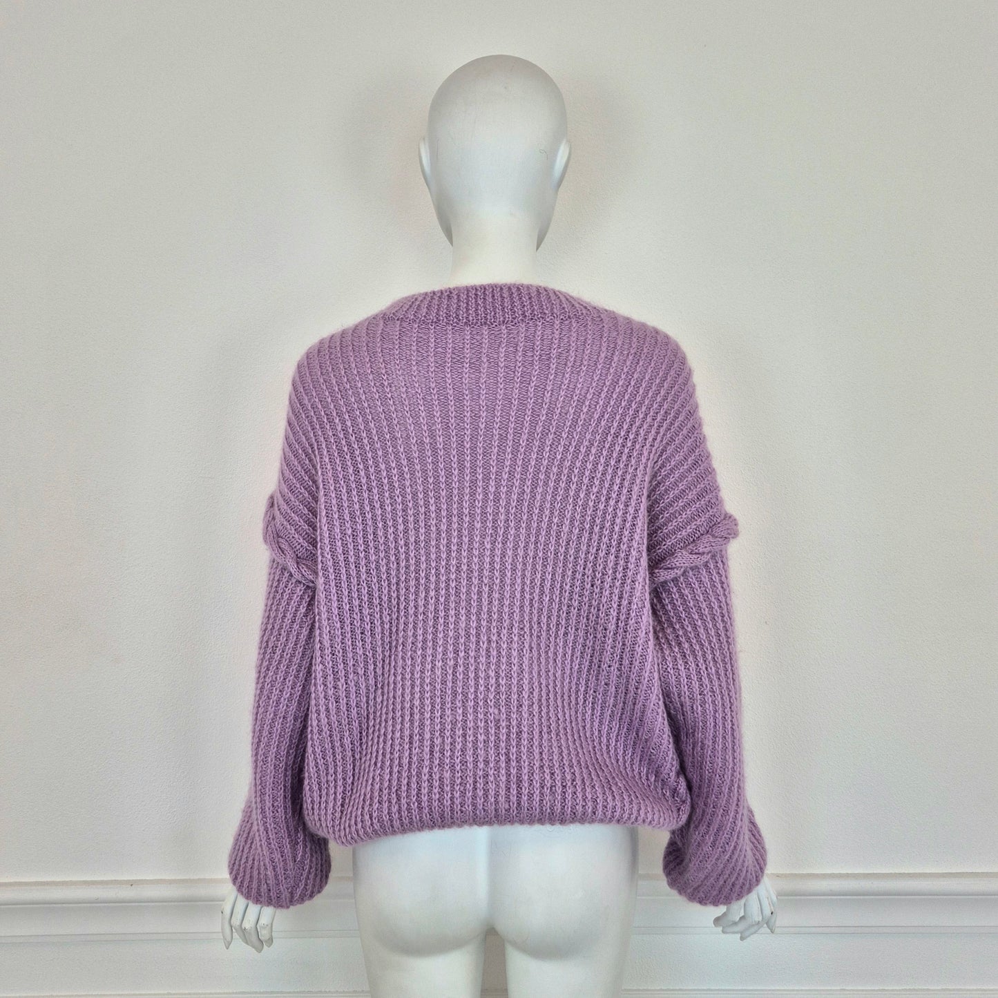 Maglione vintage lilla