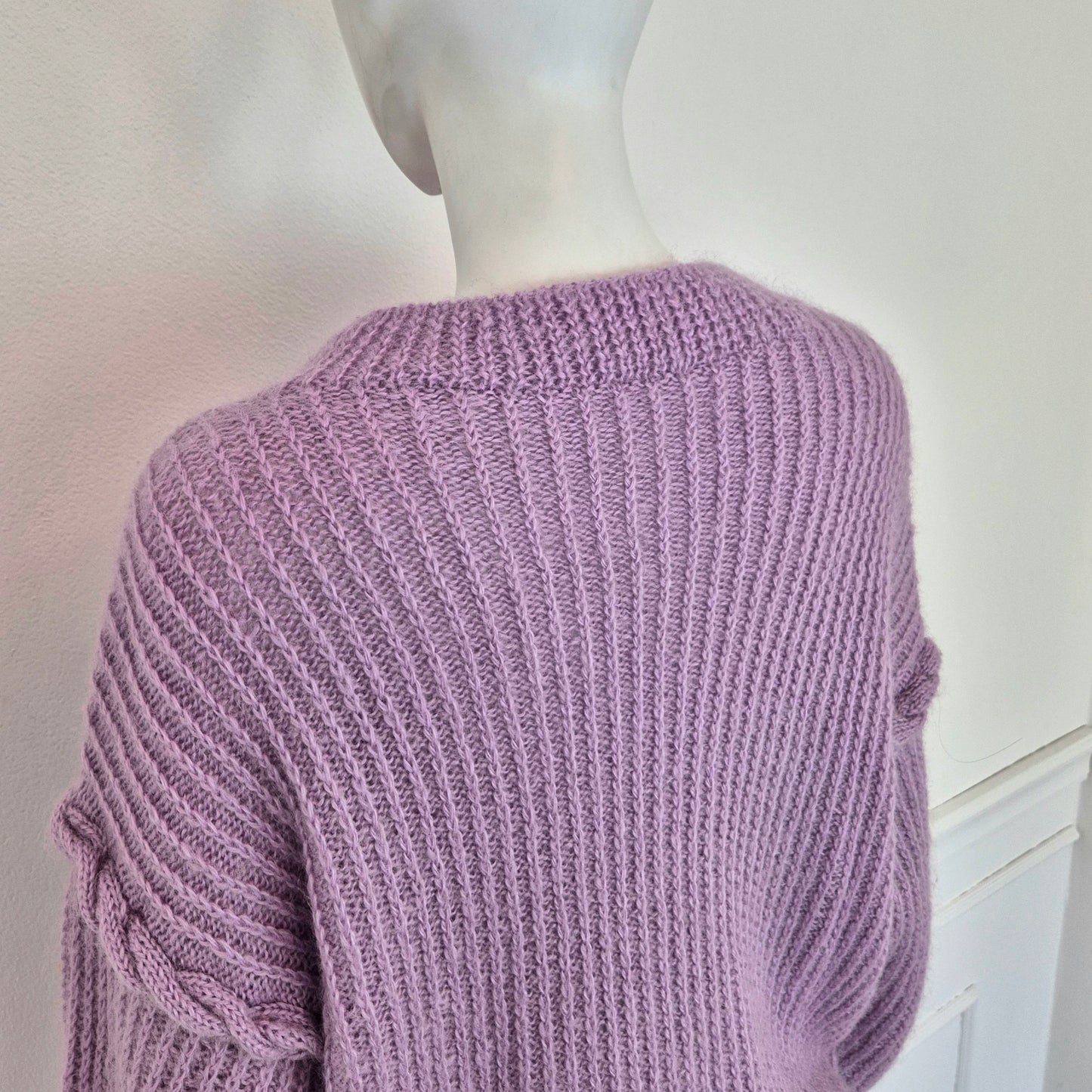 Maglione vintage lilla