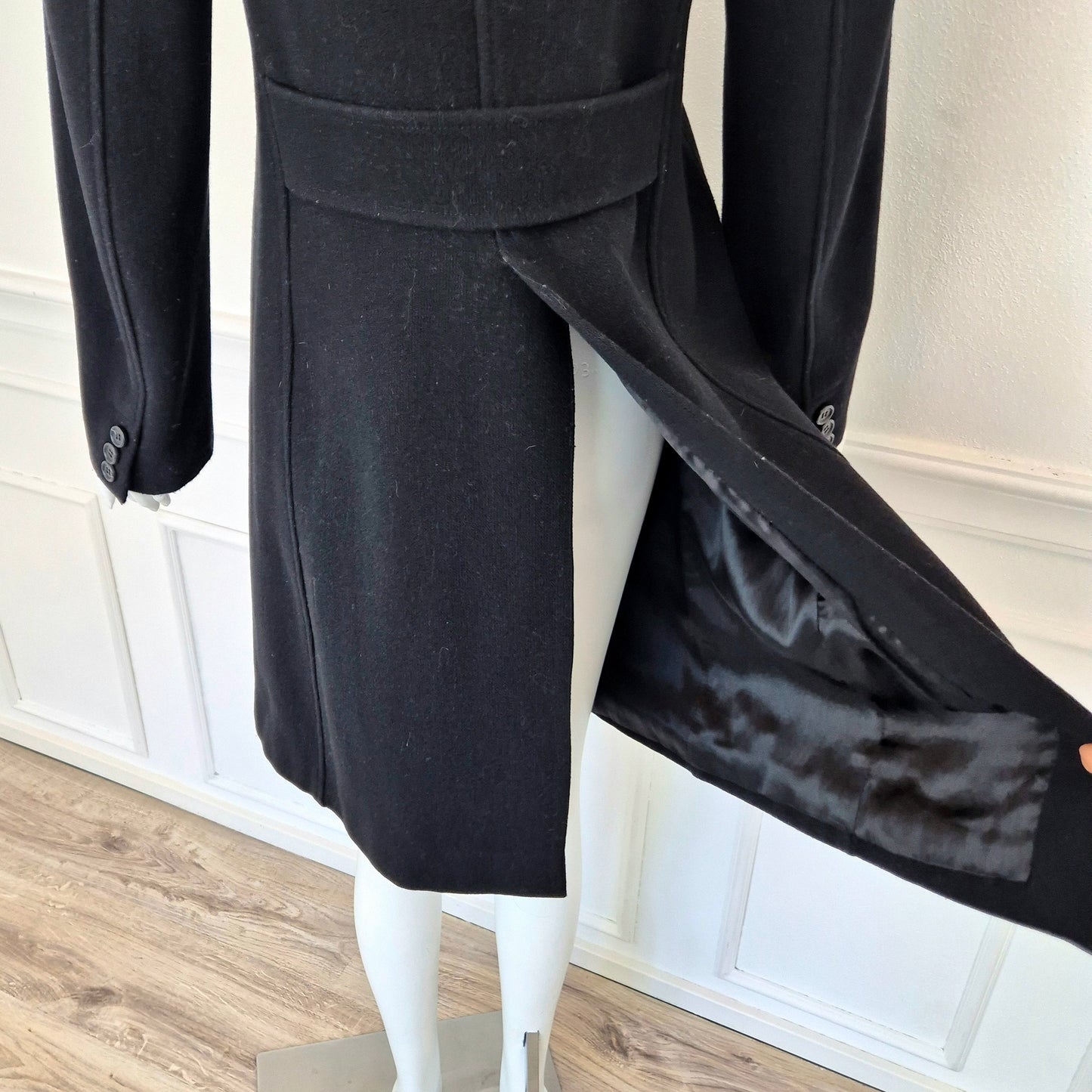 Romeo Gigli | Cappotto nero doppiopetto