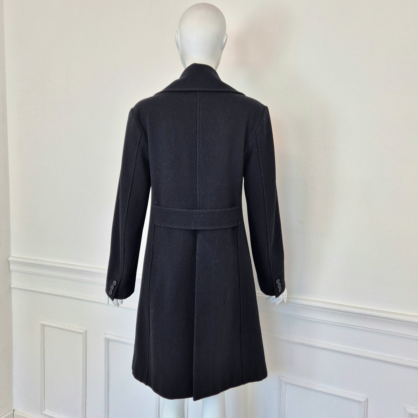 Romeo Gigli | Cappotto nero doppiopetto