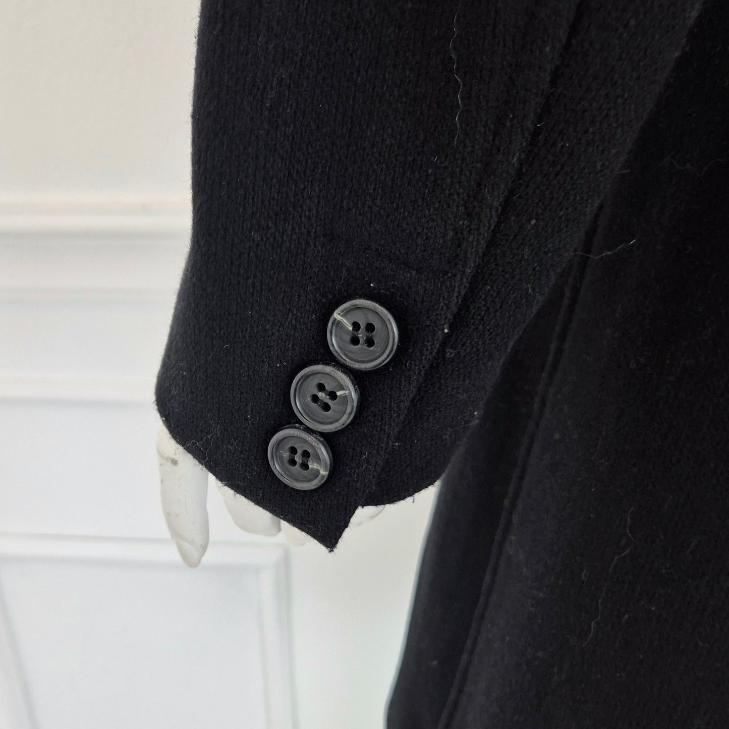 Romeo Gigli | Cappotto nero doppiopetto